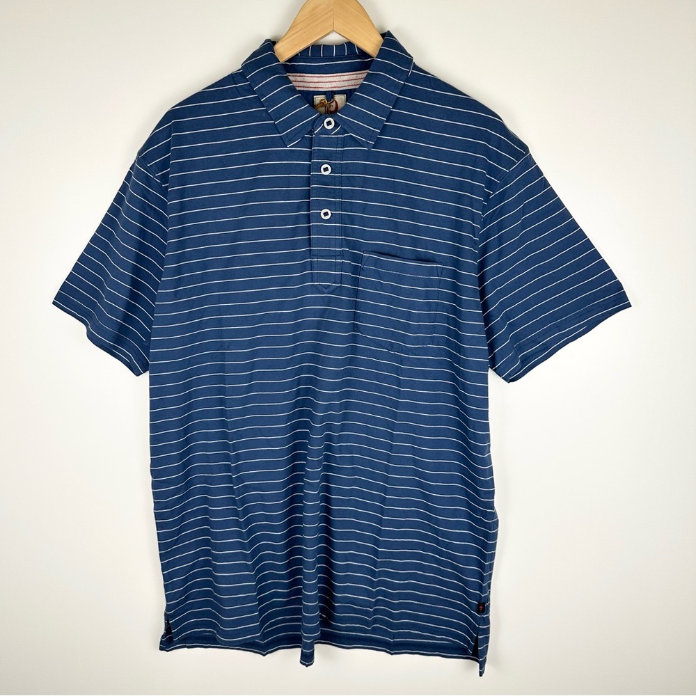 Relwen Jersey Stripe Polo Shirt